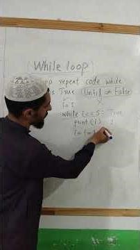 What is While Loop in Python? How It Works #python #whileloop #learnpython #shorts