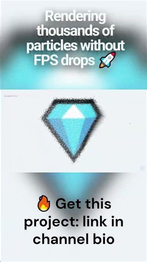 Stop using React for this 🛑 (Pure JS Particles)