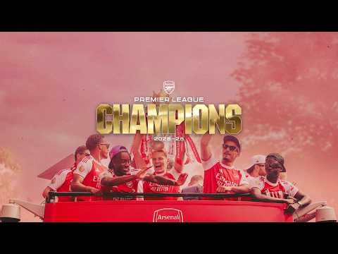 LONDON IS RED 😍 l The OFFICIAL film of the Arsenal Premier League Champions parade l BTS