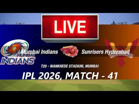 🛑LIVE- MI vs SRH🛑IPL 2026🛑MUMBAI vs HYDERABAD🛑CRICKET 26 GAMEPLAY🛑LIVE MATCH STREAMING🏏