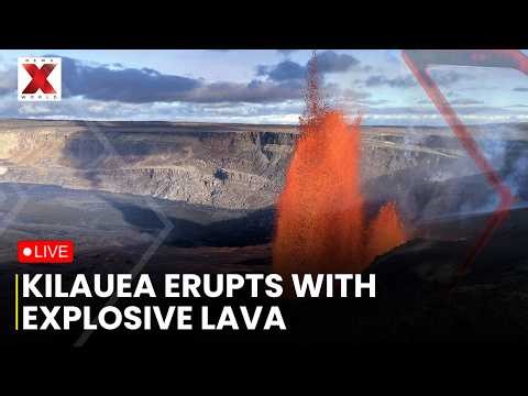 Hawaii’s Kilauea Volcano LIVE: Fiery Lava Bursts From Kilauea Volcano During Hawaii’s New Eruption
