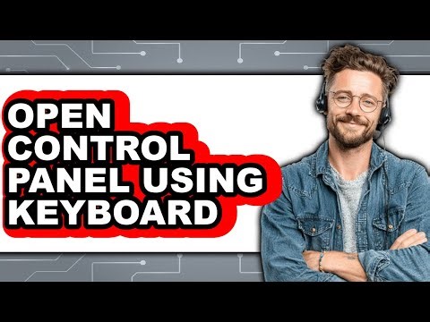 How to Open Control Panel Using Keyboard (only Way)