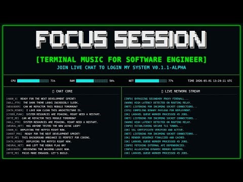 Cyberpunk Bugfixing Deep Work Music – 3AM Coding Flow Without Distraction