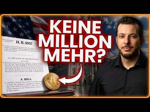 KEINE 1 MILLION BITCOIN MEHR? 🤔 RESERVE-GESETZ jetzt OHNE KAUF-ZIEL!