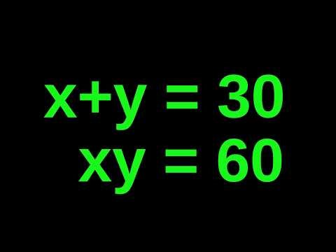 China | Can you solve this ? | Maths Olympiad | X=? & Y=?