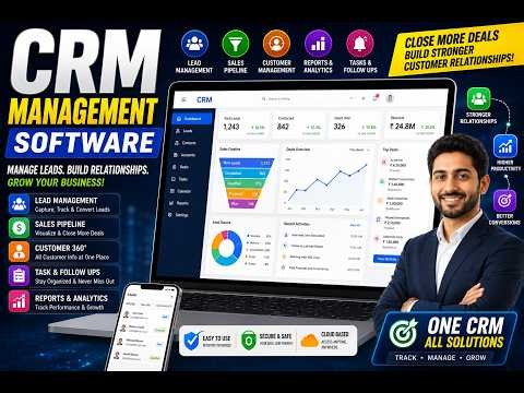 🔥 CRM Software | Complete Customer, Lead & Sales Management System | Live Demo 🚀
