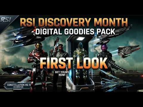 First Look: Exploring RSI Discovery Month | Star Citizen | Constellation MK 5 and a look at Goodies