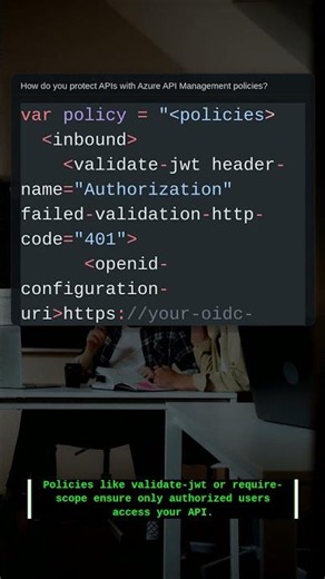 Secure APIs with Azure API Management | .NET Interview Question #Shorts #Csharp #Coding #Programming