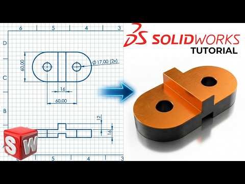 Solidworks From Zero | Full Round Fillet Feature - Beginner Step-by-Step Modeling Tutorial #08