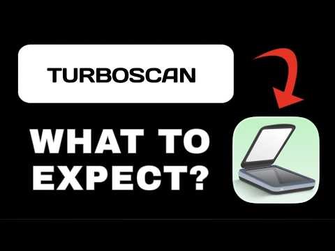 TurboScan™ App Overview - What To Know