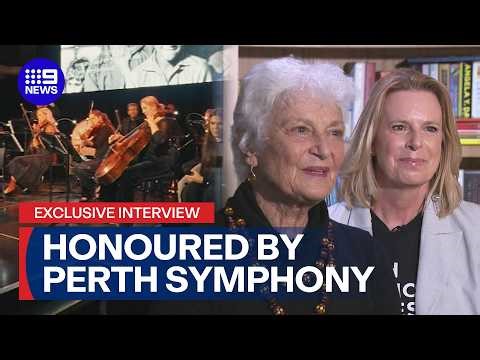 EXCLUSIVE INTERVIEW: National Treasure honoured by Perth Symphony | 9 News Australia