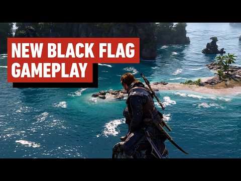 Assassin's Creed Black Flag Resynced Gameplay - A New Look at Parkour, Stealth and Takedowns