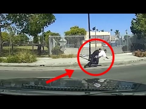 Suspect Shoots at LAPD Officers During Chase