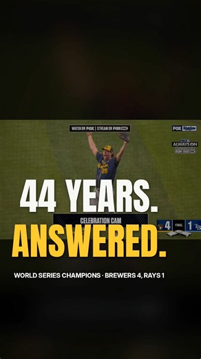 44 Years: The Brewers FINALLY ANSWERED 1982 #shortsfeed