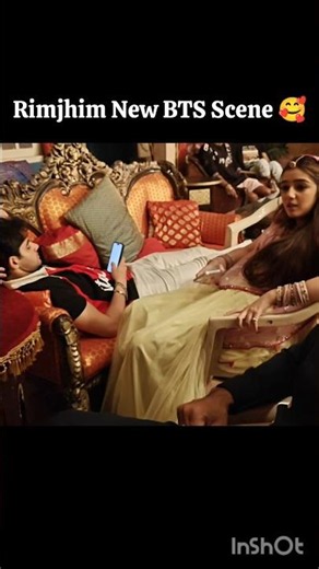 Rimjhim New BTS Scene 🥰#rimjhim #sameer #love #cutecouple #new #shorts #viral #bts #scene #shorts