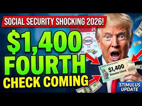 SHOCKING 2026 UPDATE: $1,400 4th Stimulus Check — Delivery Dates for Social Security This Week?