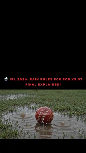 🌧️ IPL 2026: Rain Rules For RCB vs GT Final Explained!#shorts #trending #viralshorts