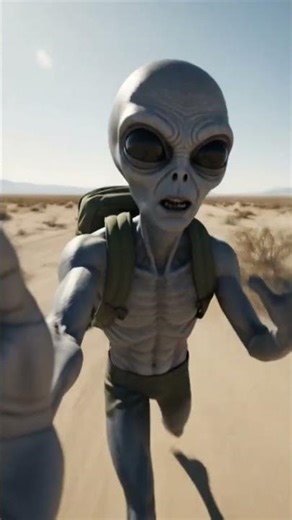 They had the probes out! POV alien escapes Area 51 #fyp #trending #viral