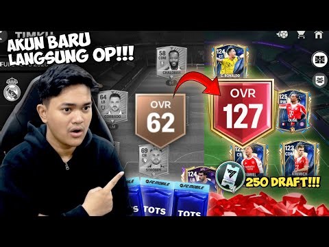 AKU HABISKAN 250 DRAFT TOTS DI AKUN BARU! GA NYANGKA BISA SEWANGI INI! PANEN SHARDS! - EA FC MOBILE