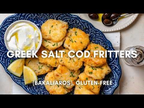 Greek Salt Cod Fritters (Bakaliaros), Gluten-Free