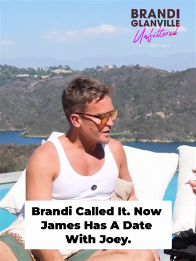 Brandi Called It. Now James Has A Date With Joey — On The Podcast. Ep Out Now. Link In Bio. Tag your matchmaker friend. #brandiglanville #brandiglanvilleunfiltered #jamesmaas #datinglife #podcasttok