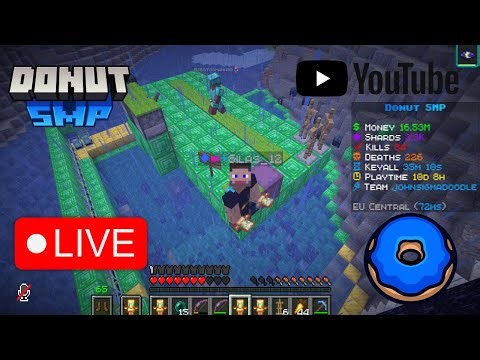 Donut SMP 🔴Live🔴 | 1B Starting RN! Loot Drop | Buying/Selling Spawners | Rating bases