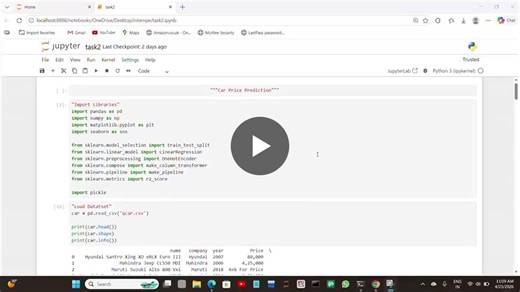 #machinelearning #datascience #python #internpe #ai #linearregression #eda #projects #dataanalysis | Mounish Boyapati