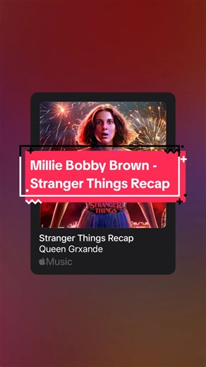 Millie Bobby Brown - Stranger Things Recap (Full Lyrics) | #milliebobbybrown #strangerthingsrecap #strangerthings #strangerthings5 #applemusic #fyp #lyric #lyrics #musicvibe #musicvibes