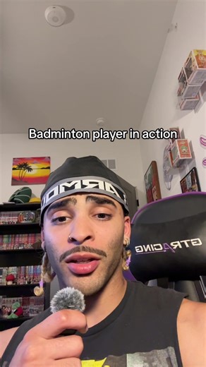 Badminton player in action VC: @Shop Cầu Lông 🏸 #yvngcantaloupe | badminton training