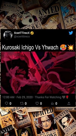 Kurosaki Ichigo Vs Yhwach 🥵💥