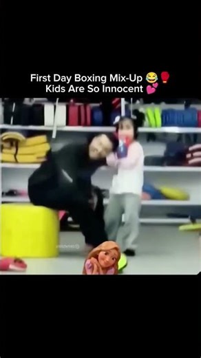 First Day Boxing Mix-Up 😂🥊 Kids Are So Innocent 💕