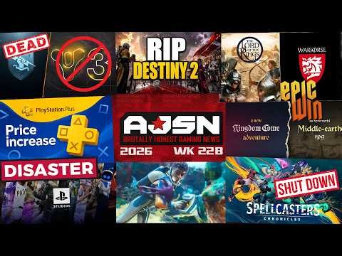 AJSN WK22- R.I.P. DESTINY 2! + Bungie More Layoffs?!, Sony then RAISES PRICES, NEW LOTR RPG & KCD3?!