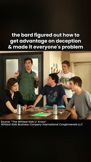 bard gets advantage on deception checks #dnd #dndmemes #dungeonsanddragons #dnd5e #DNDtiktok #TTRPG