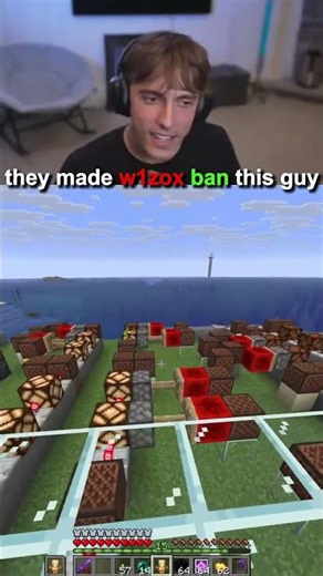 they just made w1zox ban this guy in Minecraft 💀