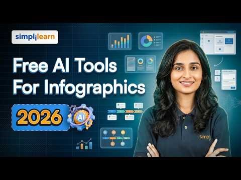 Free AI Tools for Infographics 2026 | Best AI Tools for Infographics | Design With AI | Simplilearn