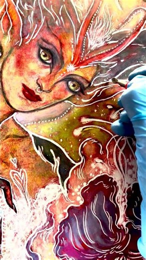 From the desk of Rebecca Guay to the stunning Headliner card of #MTGLorwyn.