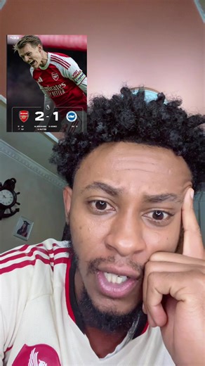 Odegard 😮‍💨 Arsenal vs Brighton 2-1