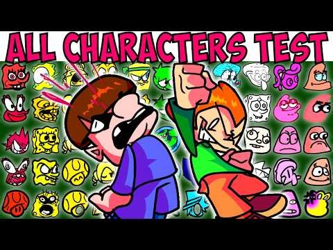 ALL CHARACTERS TEST | FNF Character Test | Gameplay VS Playground