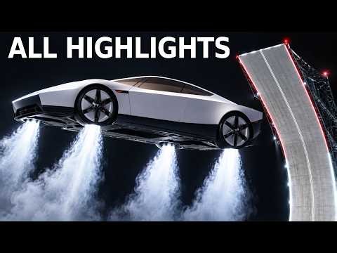 Full New Tesla Roadster Highlights INSANE Lauch Event!