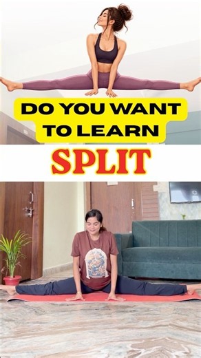 Split improve karna hai? Try these 4 exercises consistently! ✨