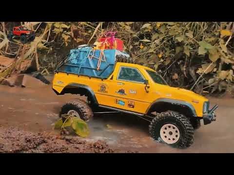 This Jeep RC Truck a FULL LOAD Through Extreme Mud,UNSTOPPABLE!, D team 24