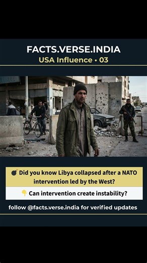 💣 Did you know Libya collapsed after a NATO intervention led by the West?