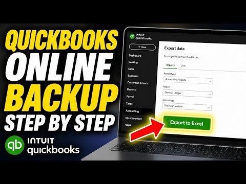 How to backup accounting files with QuickBooks Online exports - Step By Step