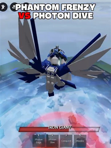 Phantom Frenzy vs Photon Dive #roblox #thestrongestbattlegrounds