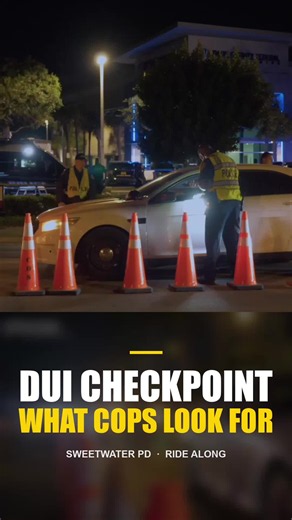 What cops ACTUALLY look for at a DUI checkpoint 👀 Bloodshot eyes, the smell, the slow fumbling for your license. It's the little things. 🚔 #DUI #Checkpoint #Police #SweetwaterPD #FieldSobriety #NickOffDuty #BodyCam #LawEnforcement