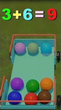 🎈 Fun Math for Kids! Learning Addition with Colorful Balls! ➕ Addition | Basic Math |Colourful Balls