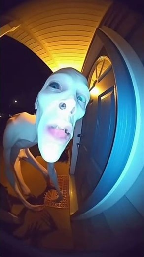 Alien Was Waiting Beside My Front Door #shorts