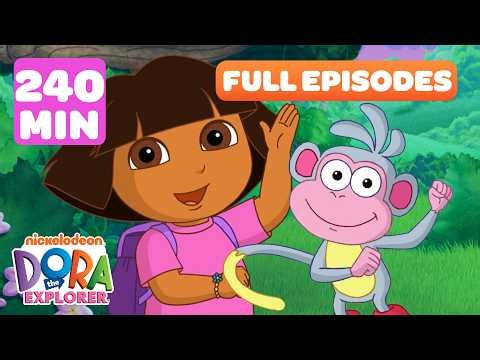 Dora the Explorer FULL EPISODES: Classic Storybook Episodes for 240 Minutes! 🐵 | Dora & Friends