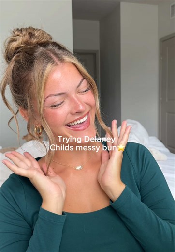 Easy Messy Bun Hair Tutorial