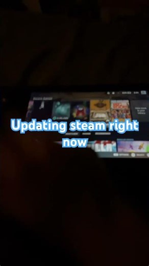 Steam deck steam client is updating now